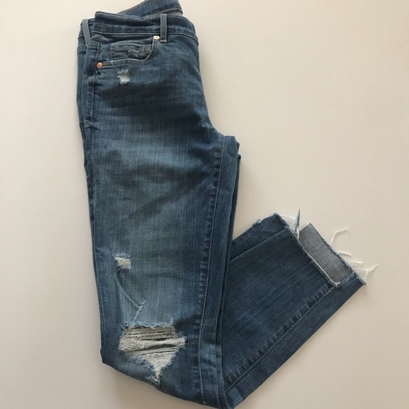 LOFT Denim - Loft • modern skinny step hem jeans